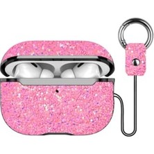 Defne Store Airpods 3 (3.nesil) Bright Simli Airpods Kapak Pembe