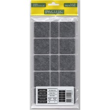 Defne Store Hamadex Yapışkanlı Keçe Mobilya Zemin Koruyucu, 4 Renk Seçeneği, Ses Önleyici, 15 Parça, 40X40 mm ve 20X20 mm Karma Set (Gri)