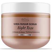 Defne Store Body Scrub Besleyici, Nemlendirici ve Arındırıcı Shea Şeker Scrub 300 ml (Night Rose)