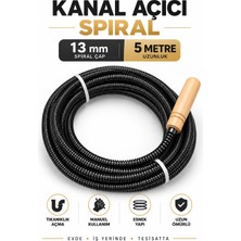 Ellante 13 mm × 5 Metre Kanal Açıcı Spiral – Manuel Gider Açma Susta Teli, Uzun Erişim Kalın Susta