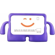 Defne Store Galaxy Tab A9 Plus ile Uyumlu Ibuy Standlı Mor-Beyaz Tablet Kılıfı 1