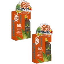 Defne Store Spf 50+ Güneş Kremi 100 ml E Vitaminli + Aloe Vera Jel 100 ml Set