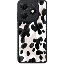 BG AKSESUAR Tecno Spark 20 Uyumlu Lekeli Desenli Kamera Korumalı Darbelere Dayanıklı Kılıf