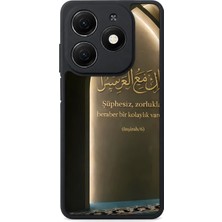 BG AKSESUAR Tecno Spark 20 Uyumlu Inşirah Desenli Kamera Korumalı Darbelere Dayanıklı Kılıf