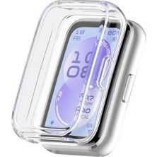 Defne Store Kılıf, [soft-Case] Huawei Band 11 ile Uyumlu 360° Kasa Koruyucu Yumuşak Tpu Dokunmayı ve Netliği Etkilemeyen BAND11 Ekran Koruma Çizilmeye Karşı Huawei Band 11 Ekran Koruyuculu Kılıf (Şeffaf)