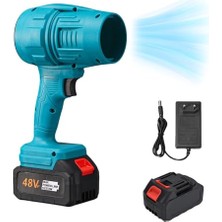 Defne Store Saker Taşınabilir Toz Temizleyici; Sakerplus Blower, Turbo Jet Blower, Akülü Turbo Süper Güçlü Hava Silgisi, 2025 Yeni 280000RPM Turbo Jet Üfleyici (Mavi)