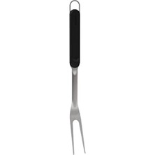 Defne Store Siyah Paslanmaz Çelik Et Çatalı, 43 cm