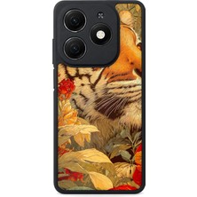 BG AKSESUAR Tecno Spark 20 Uyumlu Kaplandeseni Desenli Kamera Korumalı Darbelere Dayanıklı Kılıf