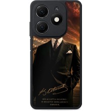 BG AKSESUAR Tecno Spark 20C Uyumlu Istiklal Desenli Kamera Korumalı Darbelere Dayanıklı Kılıf