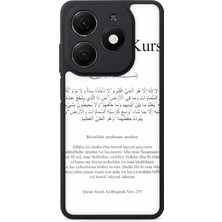 BG AKSESUAR Tecno Spark 20 Uyumlu Ayetelkürsi Desenli Kamera Korumalı Darbelere Dayanıklı Kılıf