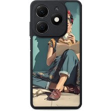 BG AKSESUAR Tecno Spark 20C Uyumlu Kitap Desenli Kamera Korumalı Darbelere Dayanıklı Kılıf