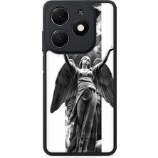 BG AKSESUAR Tecno Spark 20 Uyumlu Alegori Desenli Kamera Korumalı Darbelere Dayanıklı Kılıf
