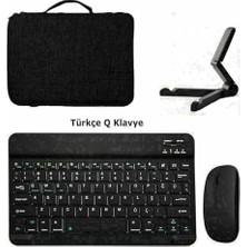 Defne Store Tcl Tab 11 Gen 2 Tablet Için Türkçe Bluetooth Klavye+Mouse+Tablet Standı-Siyah AL8126