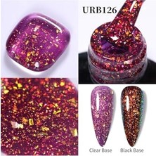 Defne Store 7 ml Flakes Rubber Base Kalıcı Oje URB126 4403