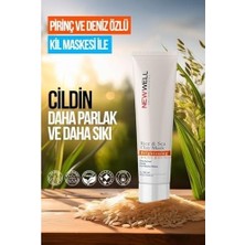 New Well Rice & Sea Clay Mask 100 ml Akne Karşıtı Jel Maskesi %92 Doğal Içerik ile Derinlemesine Temizler
