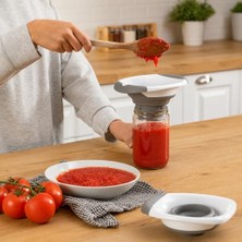 Defne Store Akordiyon Tasarımlı Katlanabilir Mutfak Hunisi; Konserve, Salça Kavanozu ve Kavanoz Dolumu Için