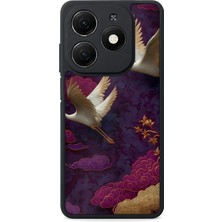 BG AKSESUAR Tecno Spark 20C Uyumlu Asya Desenli Kamera Korumalı Darbelere Dayanıklı Kılıf