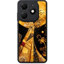BG AKSESUAR Tecno Spark 20C Uyumlu Dolunay Desenli Kamera Korumalı Darbelere Dayanıklı Kılıf