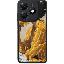 BG AKSESUAR Tecno Spark 20C Uyumlu Illüstrasyon Desenli Kamera Korumalı Darbelere Dayanıklı Kılıf