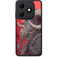 BG AKSESUAR Tecno Spark 20 Uyumlu Viking Desenli Kamera Korumalı Darbelere Dayanıklı Kılıf