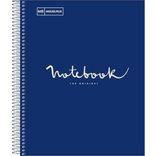 Defne Store M Emotions 1 Konu Defteri, Çizgili, 28 cm x 21,5 Cm, 80 Yaprak Ağır Kağıt, 3 Delikli, Mikro Delikli, Deniz Mavisi Tahta Kapağı