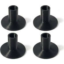 Defne Store Kılıf, Kısa Zil Yatağı, Short Cymbal Sleeves (1”-25,4 Mm) Bateri Plastik Zil Yatağı 12'li