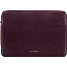 Defne Store Tablet Kılıfı iPad Air 11" M3 2025, iPad Pro 11 Inç M5 2025 Uyumlu Akıllı ve Suya Dayanıklı Kalem Tutuculu Klavyeli Pu Deri Çanta - Berry Brown