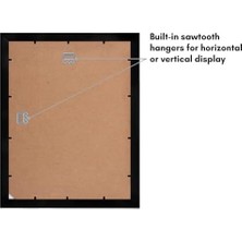 Prime 11X14 Kolaj Resim Çerçevesi Siyah - Beş Adet 4x6 Çerçeve Açıklığı Veya Bir 11X14 Çerçeve Mat Olmayan Çerçeve - Ahşap Tasarlanmış, Kırılmaya Daya