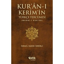 Prime Kuranı Kerim'in Türkçe Tercümesi Ciltli: Maani-I Kur'an
