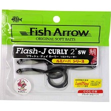 Defne Store Flash-J Curly Sw 2" (5 Adet/paket) #L151 Black/luminova Olta