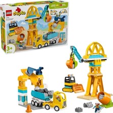 Küçük Hazine 10476 LEGO Duplo Inşaat Sahası ve Araçları 84 Parça +3 Yaş
