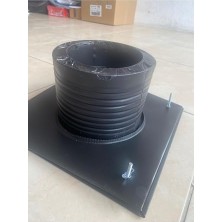 Defne Store Isı Yalıtımlı Yanmaz Baca Adaptörü 13 cm Soba Boruları Için Siyah