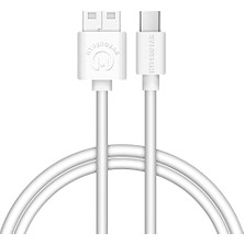 Defne Store Micro USB Şarj ve Senkronizasyon Kablosu Beyaz