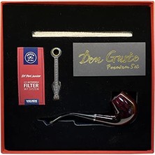 Defne Store Atomic German 9 mm Başlangıç Pipo Seti, Bordo Boxin