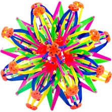 Manas Renkli Hoberman Küresi Izokinetik Yoga Egzersiz Topu Nefes Alan Origami Stres Giderici Oyuncak Top
