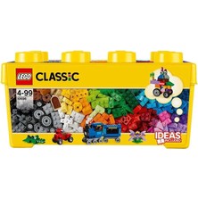 Küçük Hazine 10696 LEGO Classic Orta Boy Yaratıcı Yapım Kutusu 484 Parça 4-99 Yaş