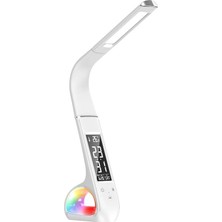 Prime Taşınabilir Ticaret LED Masa Lambası, Rgb Aydınlatma, Akıllı Va Ekran, Dokunmatik Ayar, Göz Koruma Özellikli, 1200MAH Şarjlı Pil, 3 Renk Seçeneğ