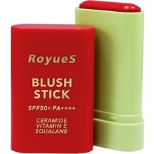 Defne Store Stick Krem Allık, Yumuşak ve Nemlendirici Formül, Yüksek Pigmentasyon, Spf 50+, Ruby, 19 G