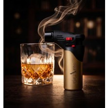 Defne Store Gigante Premium Pürmüz Çakmak; Viski&kokteyl Tütsüleme, Mutfak&hobi Alevli Torch