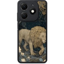 BG AKSESUAR Tecno Spark 20C Uyumlu Aslan Desenli Kamera Korumalı Darbelere Dayanıklı Kılıf