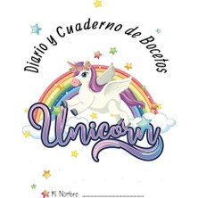 Defne Store Diario Y Cuaderno De Bocetos Con Unicornios Para Niñas- Tamaño De Composición 8.5"X11" Con 100 Páginas (En Blanco Y Con Rayas Anchas), Perfecto Para ... Garabatos, Bocetos Y Notas (Spanish Edition)