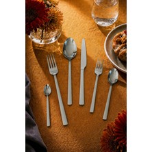 Store Tuana Kutulu 72 Parça Sade Çelik 12 Kişilik Çatal & Kaşık Takımı
