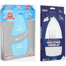 Defne Store Gazella Ütü Altlığı + Ütü Masası Kılıfı Bezi 50 x 135 cm Mavi