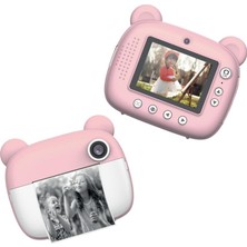 Store Torima TRM-CMR14 Pembe Dijital Video Kayıt Fotoğraf Çocuk Kamerası Anlık Termal Resim Kağıt Baskılı Yazıcı