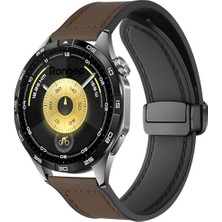 Defne Store Huawei ile Uyumlu Hybrid Loop 22 mm Kordon Gt6/gt6 Pro/gt5/gt5 Pro/gt4/gt3/gt3 Pro/gt2/gt2 Pro 46 mm Için Manyetik Toka Gt6 Pro Kordonu 1.sınıf Kaplama Deri Görünümlü Gt6 Kordon