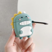 Store Huawei Freebuds 5 Için Kılıf Cartoon Figürlü Silikon Crtn-Fgr-Ct-Dnzr-Ysl [freebuds 5 ile Uyumlu Kılıf - Açık Yeşil]