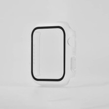 Defne Store Apple Watch 7 41 mm Için 01 Model Şeffaf Kasa ve Ekran Koruyucu