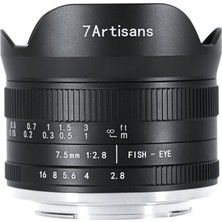 Store 7.5mm F2.8 Mark Iı Aps-C Balıkgözü Geniş Açı Manuel Sabit Lens Canon R Dağı Aynasız Kameralar R Rp R5 R6