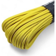 Defne Store Bileklik ve Outdoor Paracord Ip 4 mm 660LB (10 Iplikli) 30 Metre Altın Sarı