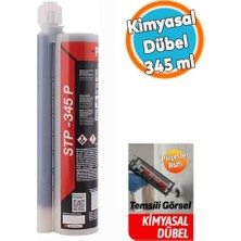 Defne Store Polyester Bazlı Kimyasal Dübel, 345 Ml; Profesyonel Ankraj Malzemesi